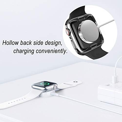 [חבילה 1] מארז מגן המסך של Aladrs עבור Apple Watch 40 ממ, מכסה מלא של HD HD אולטרה-דק תואם ל- IWatch Series